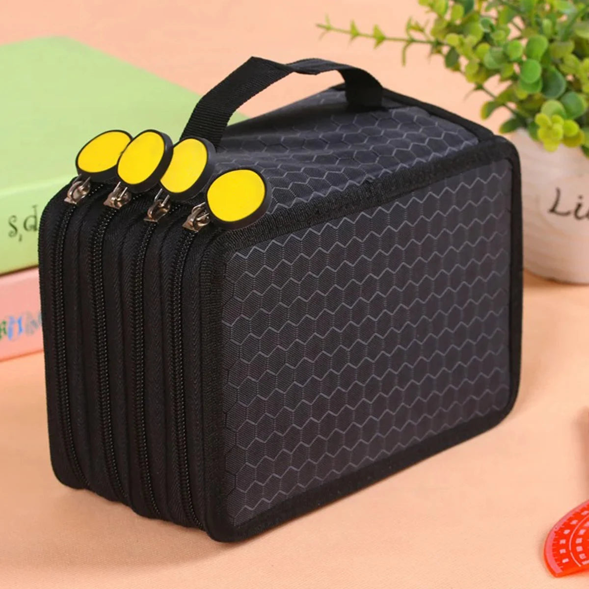 72 Holes Four layers Pencil Case Large Capacity Kawaii Pen Storage Bag Korean Stationery Back to School Office Supplies - Shoppiline