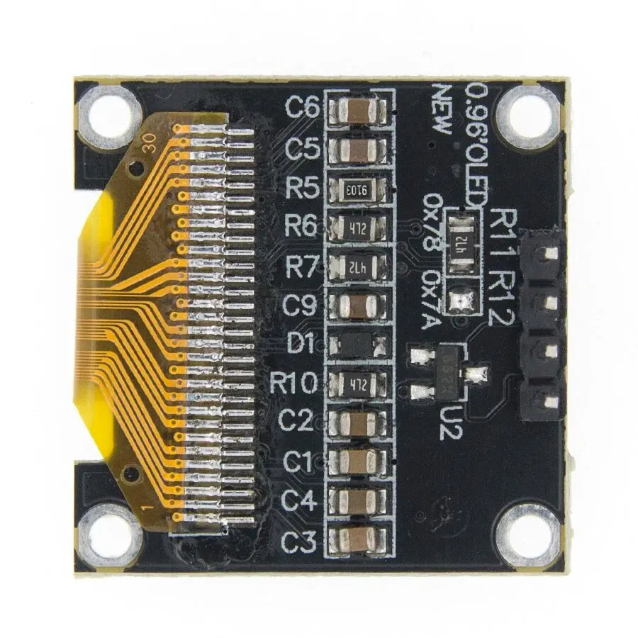 TENSTAR 0.96 Inch I2C OLED Display Module Driver chip SSD1315 White Blue Yellow 128X64 4Pin IIC Serial 12864 LCD Screen Board
