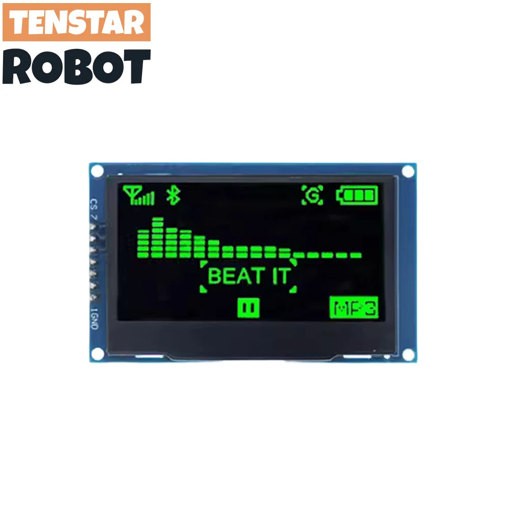 OLED 2.4" 2.42 Inch 128x64 LCD Display SSD1309 12864 4 Pin IIC I2C SPI Serial Interface - Shoppiline