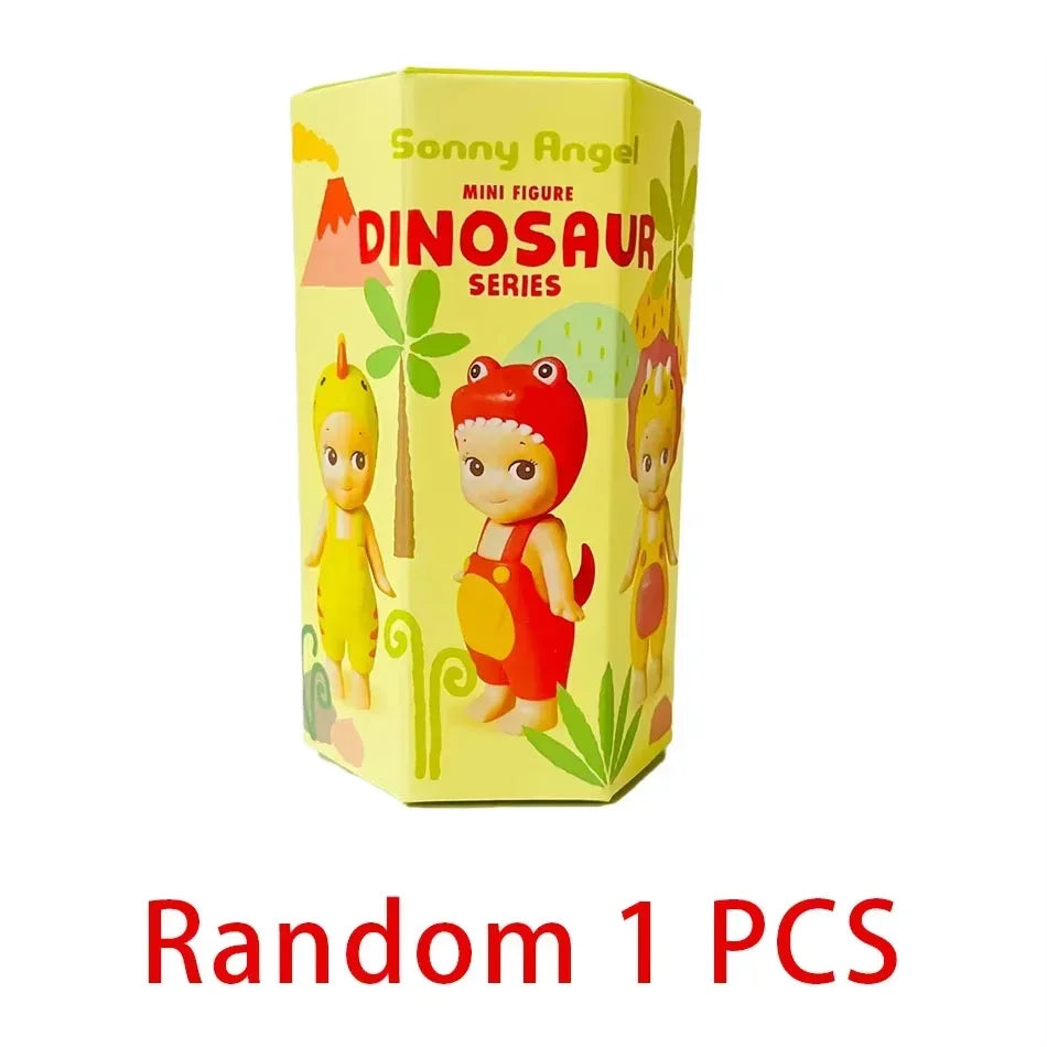 New Sonny Angel Dinosaur Series Hippers Harvest Cute Hippie Doll Trendy Car Mobile Phone Ornaments Dumplings Children'S Toy Gift - Shoppiline