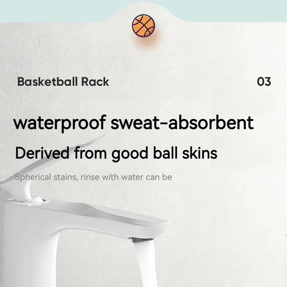 Foam Basketball Kids Silent Basketball Bouncing Mute Silent Ball Bounce Squeezable Mute Bouncing Basketball - Shoppiline