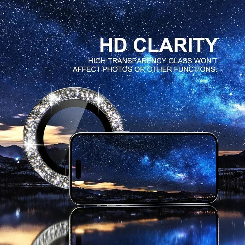 1Set Camera Len Tempered Glass For iPhone 13 For iPhone 11 12 13 14 15 16  17 Pro Max Plus Len Screen Protectors Glass Film