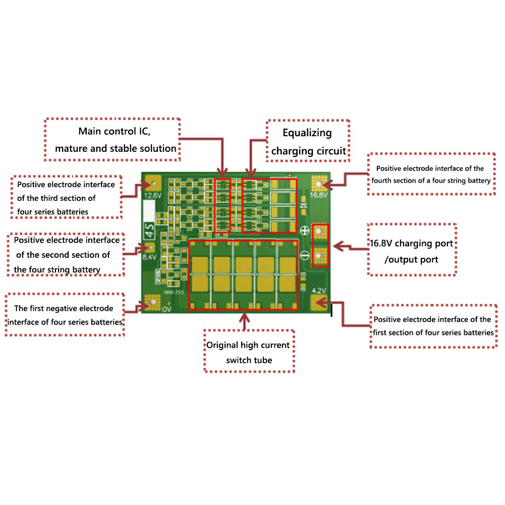 BMS 3S/4S 5A 10A 20A 25A 40A 60A Li-ion Lithium Battery Charger Protection Board 18650 For Drill Motor 12V with Enhance/Balance - Shoppiline