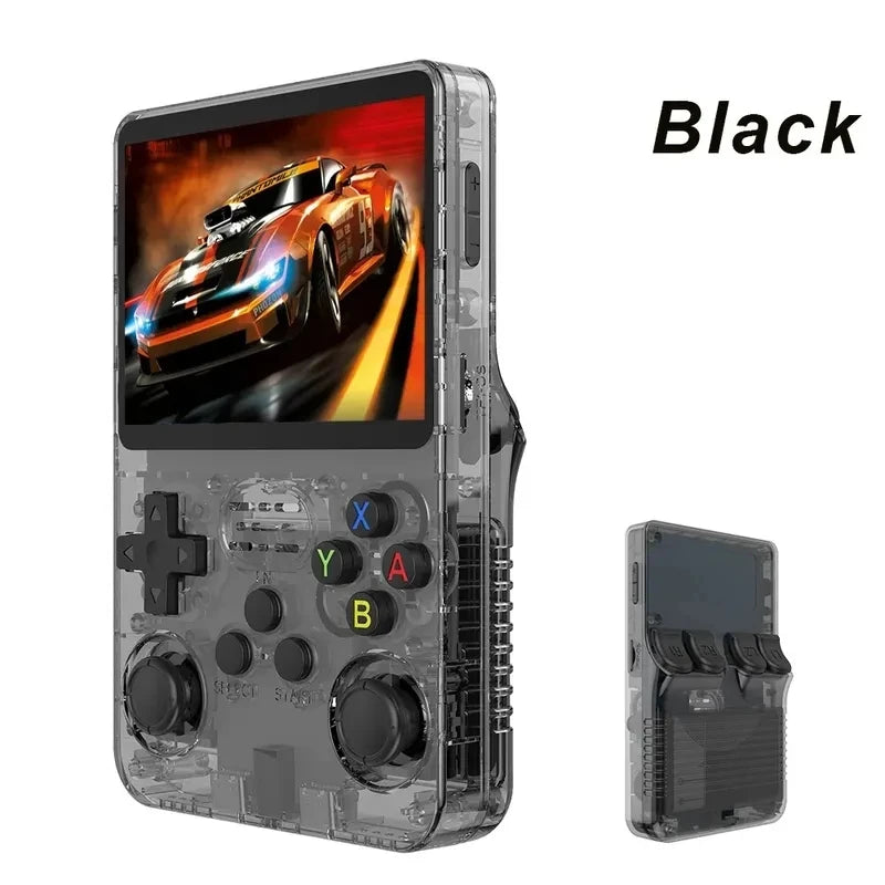 Retro Handheld Game Console R36S 3.5 Inch IPS Screen Portable Gaming Device 64GB 128GB Built-in Games