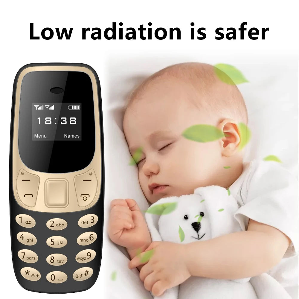 SERVO Small Mobile Phone Bluetooth Dialer Magic voice Low Radiation Telephone Call Recording 2/3 SIM GSM Unlocked Mini Cellphone - Shoppiline