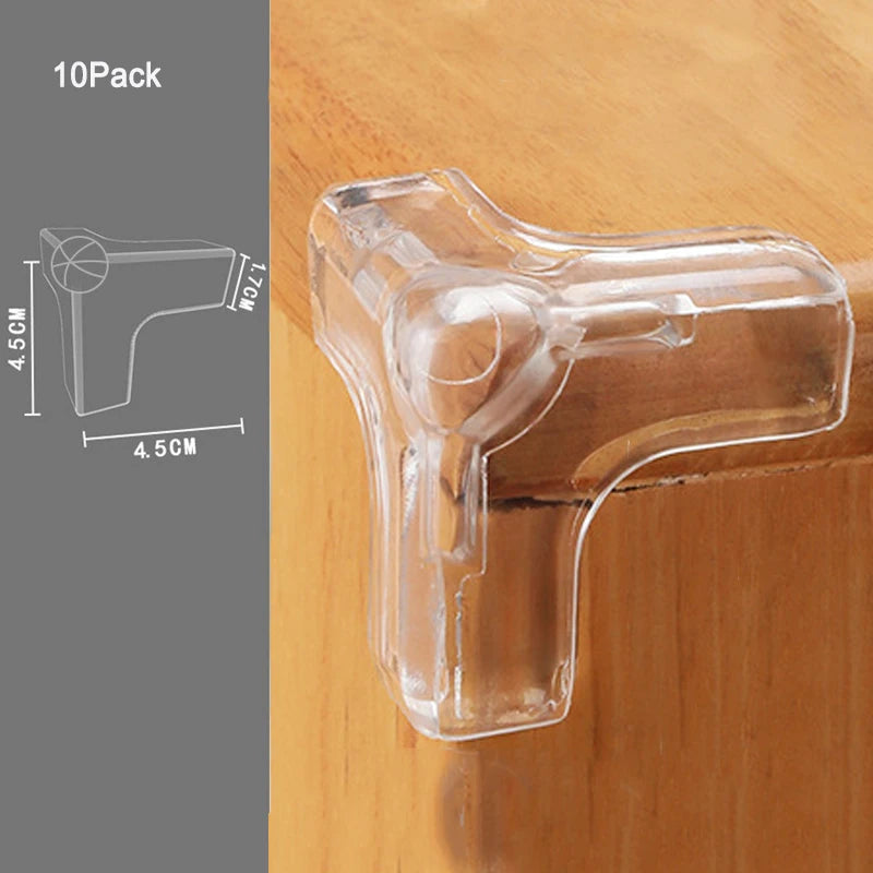 4Pcs/10PCS Children Baby Safety Silicone Protector Table Corner Edge Protection Cover Children Anticollision Edge Guards