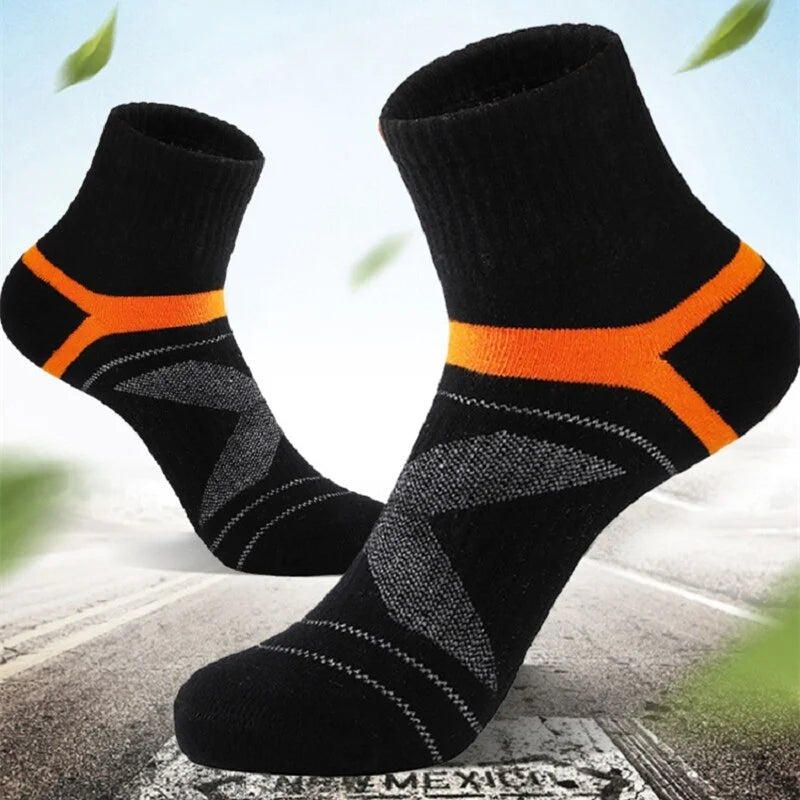 3 paires de chaussettes noires de haute qualité pour hommes, chaussettes de sport noires, décontractées, douces, pour la course à pied, d'été, absorbantes, respirantes, chaussettes masculines