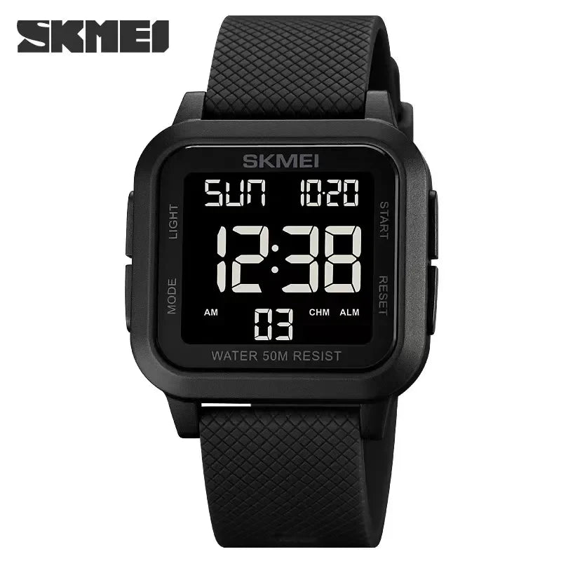 SKMEI 1894 Sport Electronic Watch for Men Shockproof Waterproof Countdown Mens Wristwatch Military Alarm Clock 1960 Reloj Hombre