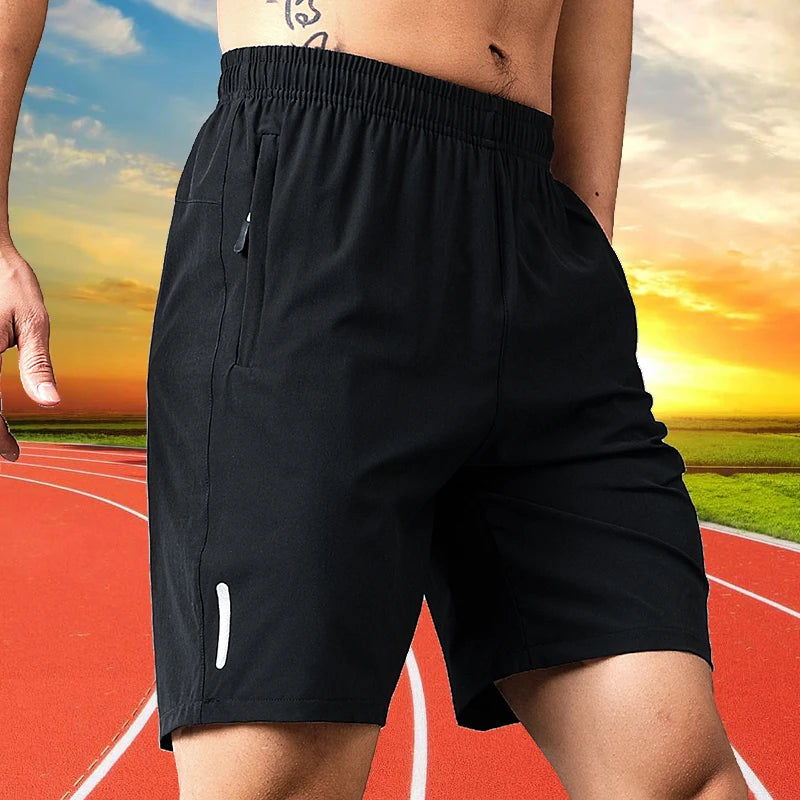 Men's Shorts Summer Football Soccer Sports Short Pants Breathable Drawstring Quick Dry Running Sports Shorts Men Jogging Bottom
