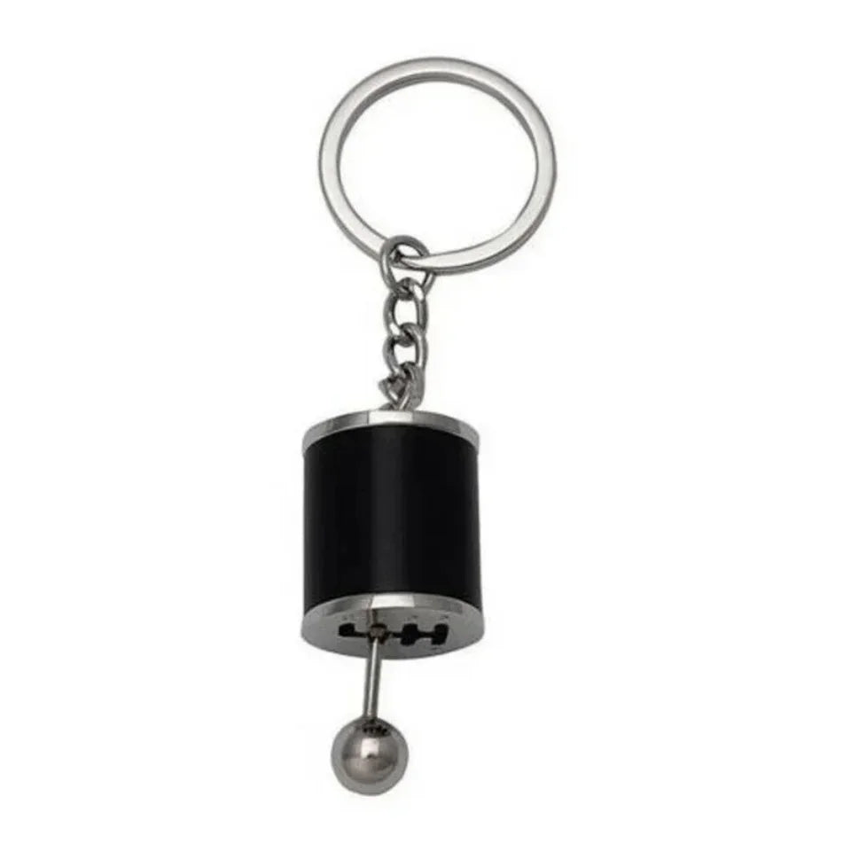 Metal Keyring Creative Car Shifter Keychain Six-Speed Gear Stick Knob Gearbox Model Key Antistress Adults New Fidget Toys