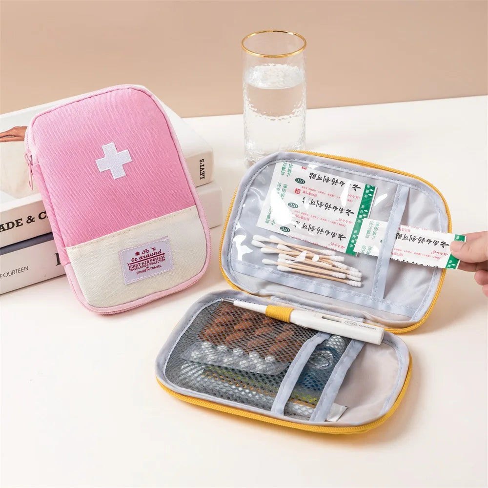 3-teiliges Set, tragbare medizinische Aufbewahrungstasche, Camping-Notfall-Erste-Hilfe-Set-Organizer, Reise-Tasche für Zuhause und Outdoor