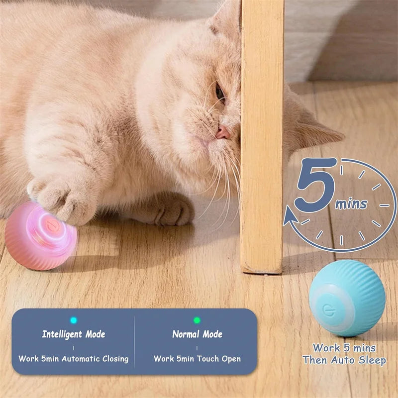 Smart Dog Toys Ball Electronic Interactive Pet Toy Moving Ball USB Automatic Moving Bouncing for Puppy Birthday Gift Cat Product