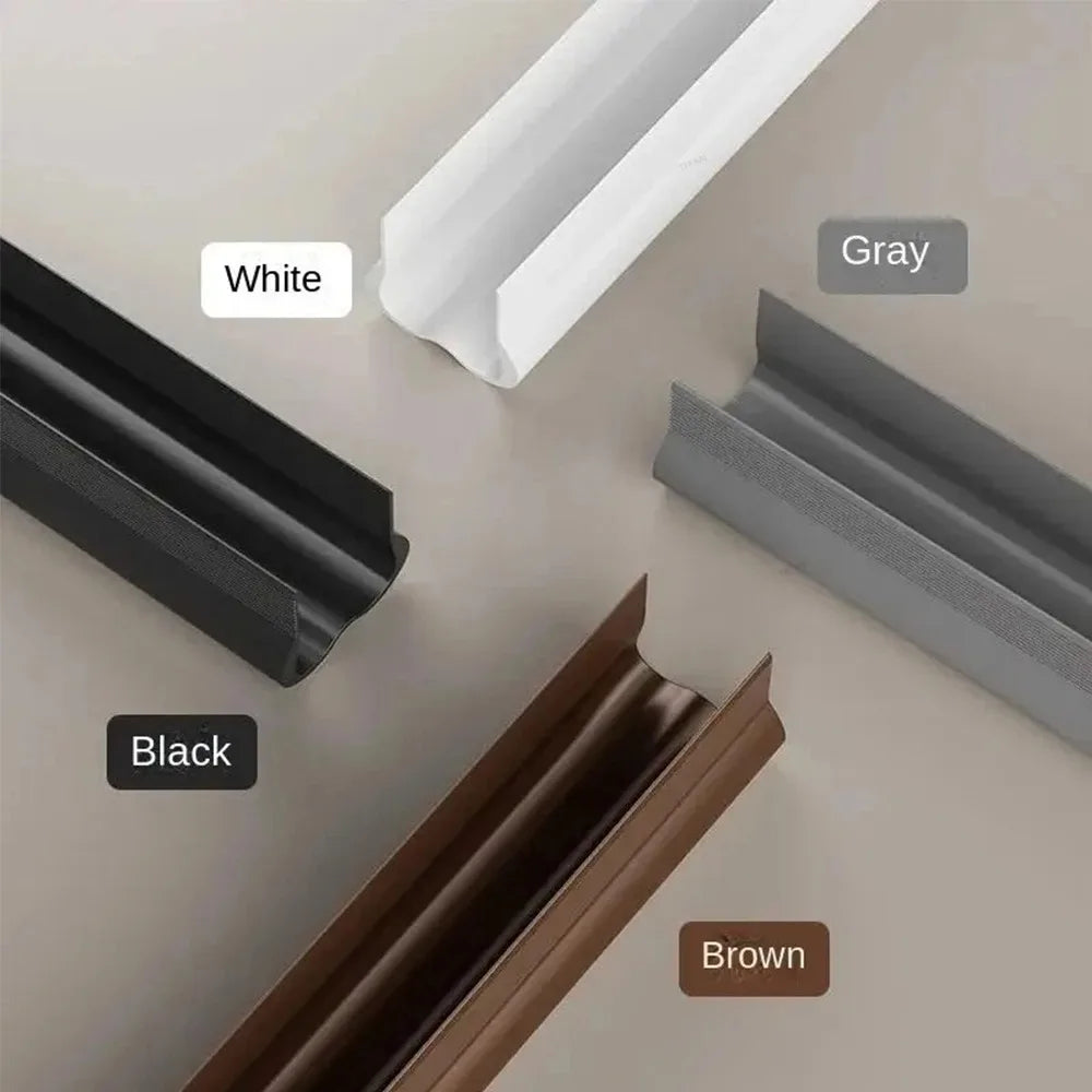 PVC Flexible Door Bottom Sealing Strip Under Door Draft Stopper Sealing Strip OundProof Gasket Weatherstrip Window Draft Guard - Shoppiline