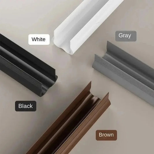 PVC Flexible Door Bottom Sealing Strip Under Door Draft Stopper Sealing Strip OundProof Gasket Weatherstrip Window Draft Guard - Shoppiline