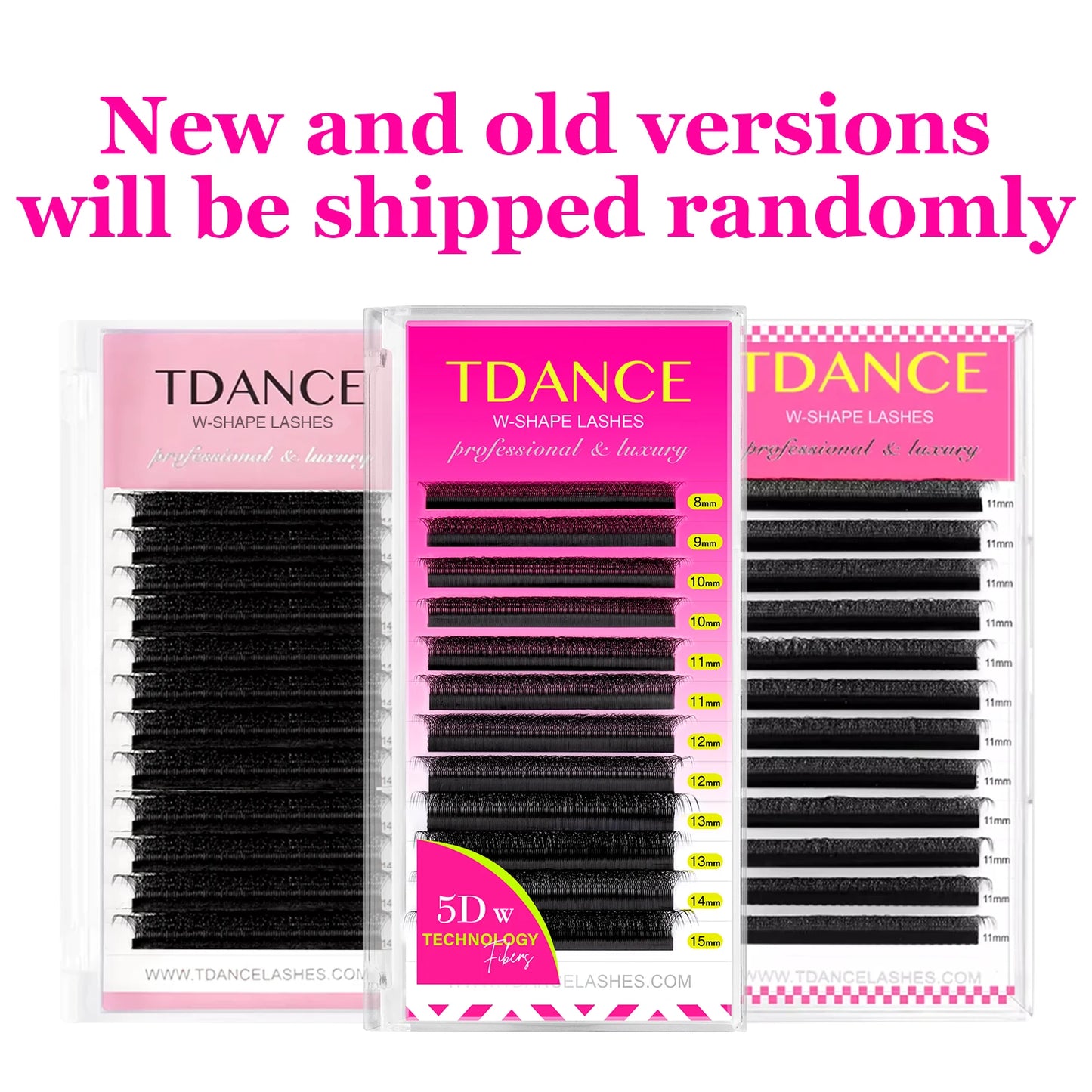 TDANCE 3D 4D 5D 6D Premade Fans Eyelash Extension W Style Faux Mink Natural Soft Bloom Lash Automatic Flowering Volume Eyelashes
