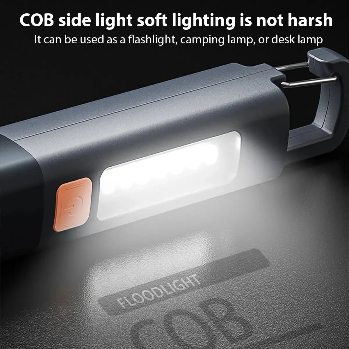 LED XPE Mini Portable Torch Super Bright COB Side Lights Zoomable Waterproof Outdoor Fishing Hunting Camping Flashlight