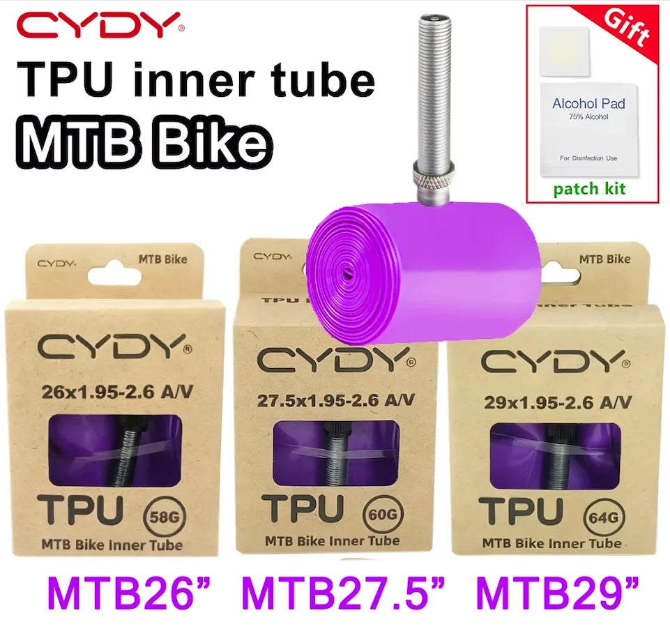 RideNow TPU Bike Inner Tube 700C 700x18 23 25 28 32 35 37 40 47C Road Bicycle Tire MTB Bike Camera 29x1.5 1.75 1.9 Pneu Aro