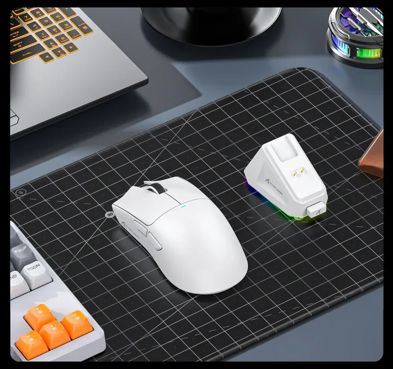 Attack Shark X11 Wireless Bluetooth Triple Mode Mouse Touch Screen Magnetic Charging Dock Ultra Light Macro Gaming Mouse