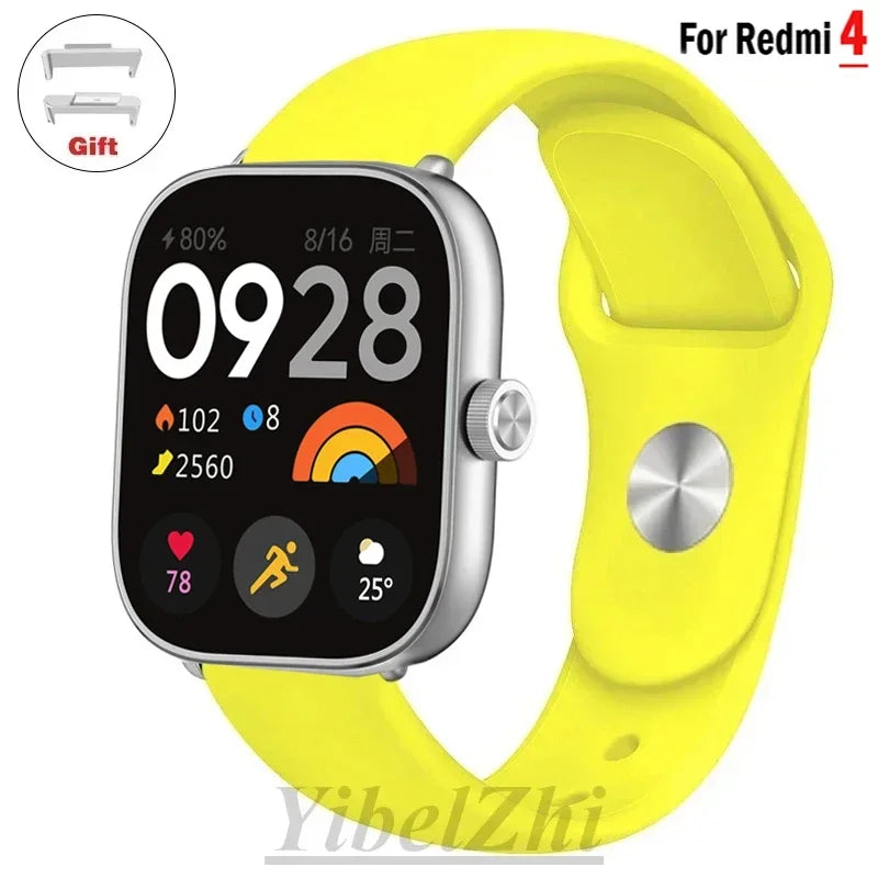 Sportarmband für Redmi Watch 4 Armband Smartwatch Armband Zubehör Weiches Silikon Armband Correa für Xiaomi Mi Band 8 Pro
