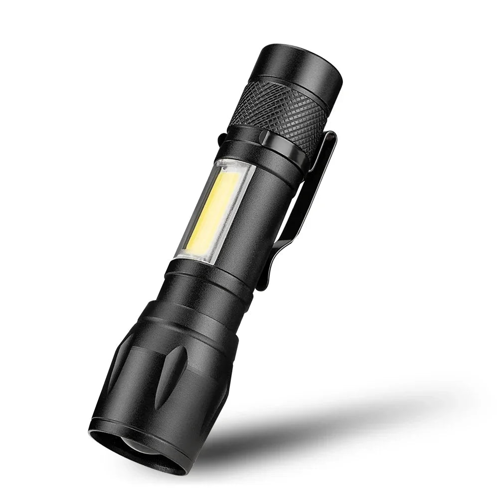 High Power LED Flashlight - USB Rechargeable 1000LM, Zoomable Multifunctional Torch for Outdoor Camping,Emergency (Waterproof)