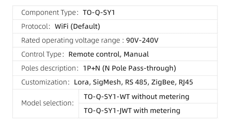 Tuya WiFi Smart Circuit Breaker 1P 63A DIN Rail for Smart Home Wireless Remote Control WiFi Switch by APP TONGOU Free Shipping - Shoppiline