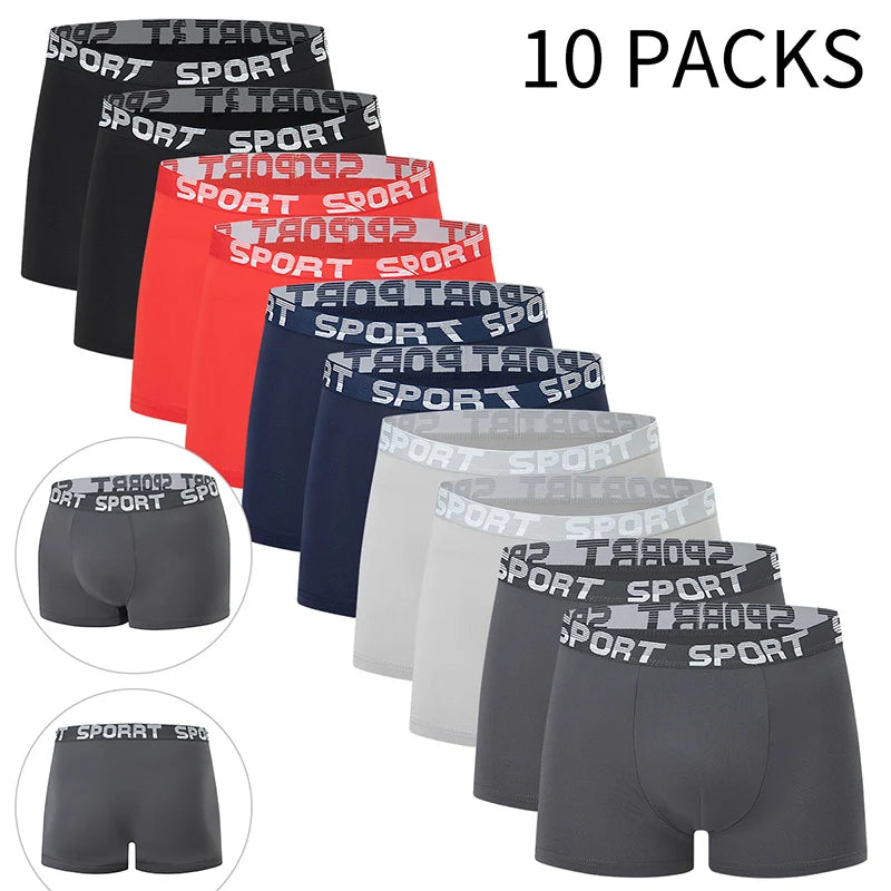 Lot de 5/10 boxers pour hommes, imprimé or noir, confortables et polyvalents, grande taille, sexy, pour jeunes hommes, loisirs sportifs, plage