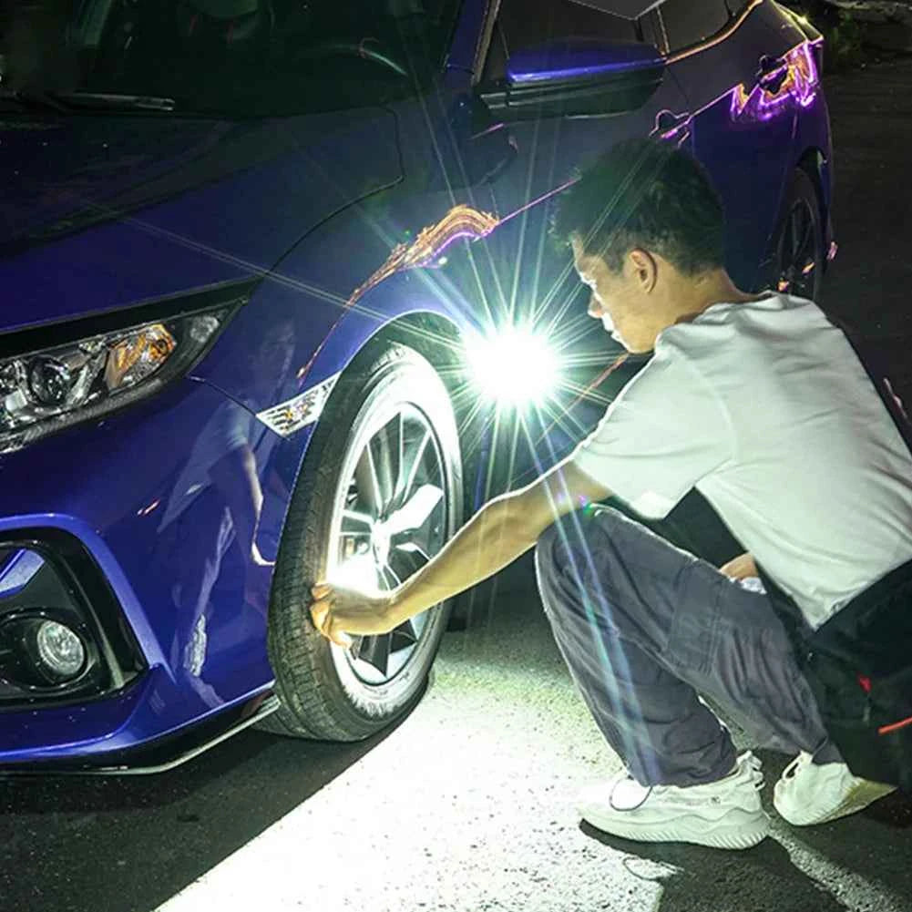 Clearance_LED Mini Keychain Light XPE Pocket Work Light COB Flashlight USB Rechargeable Emergency Flashlight for Outdoor Camping
