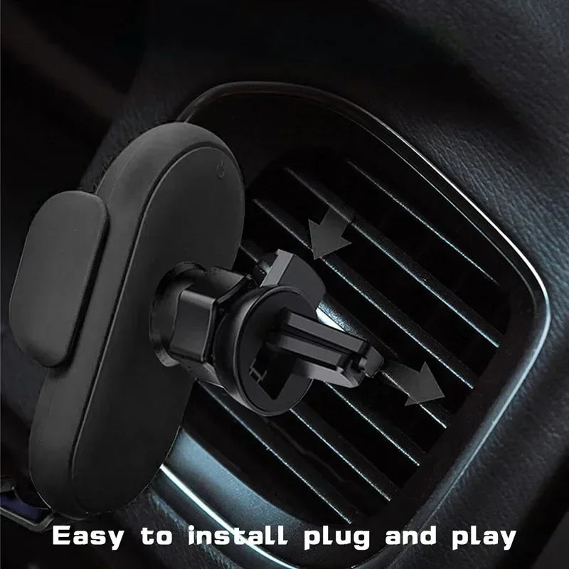 VIKEFON Car Wireless Charger Car Phone Holder for iPhone 17-12 Pro Max 11 Pro X MAX 8 7 Plus Intelligent Infrared Phone Holder - Shoppiline