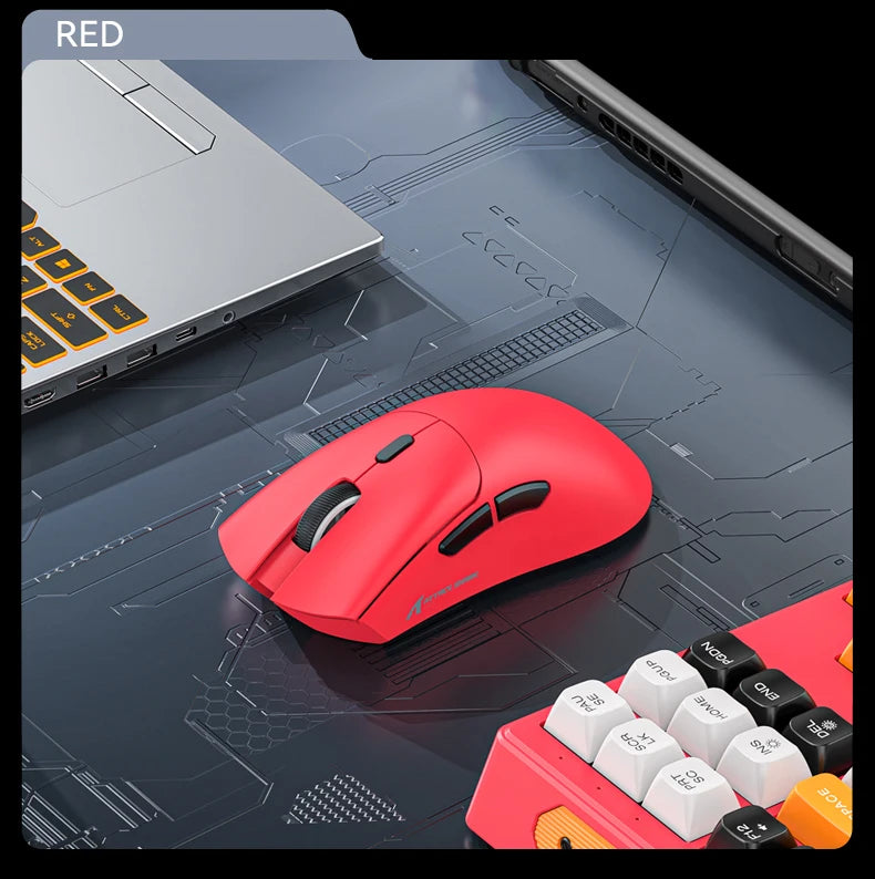R1 Attack Shark Lightweight Wireless Mouse, 18000dpi,1000Hz PAW3311,Bluetooth Tri-mode Connection, Macro Gaming Mouse @3C1