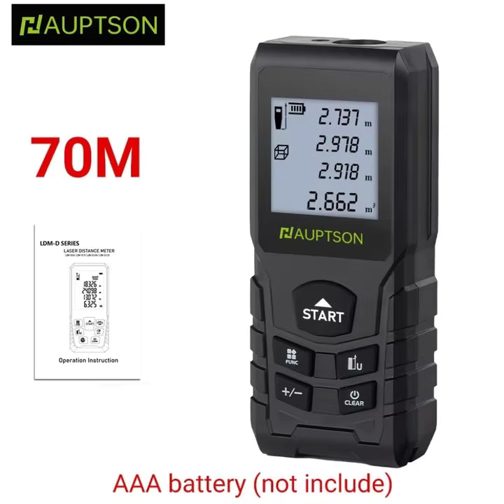 HAUPTSON 70/100M Laser Rangefinder Distance Meter Rangefinder Laser Tape Range Finder Building - Shoppiline