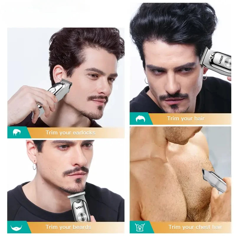 2026 New Hair Trimmer Professional Hair Clipper Rechargeable Hair Cutting Machine Cordless Portable Trimmer for Men