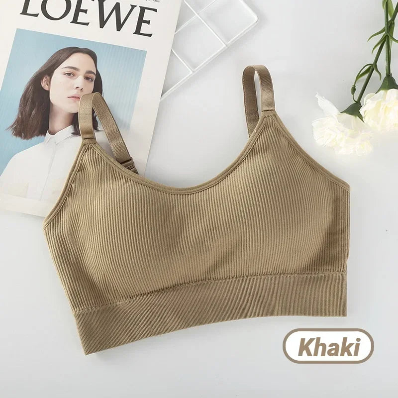 Sexy Seamless Brassiere Bras For Women Full Cup Breathable Bralette Wire Free Sleep Bra Tube Top Sports High Quality