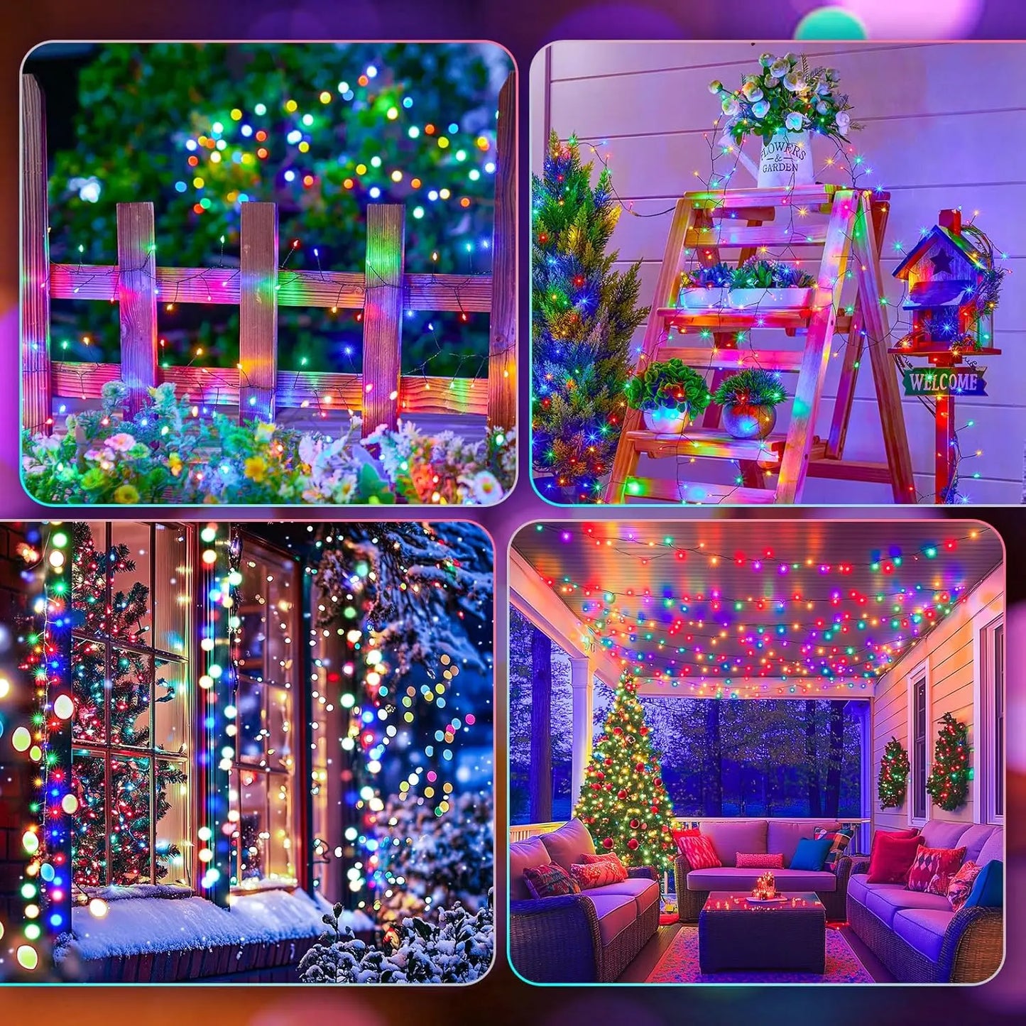 30-75M LED Firecracker String Lights EU/US DC Garland Fairy Lights Holiday String Lights for Wedding Party Christmas Decoration