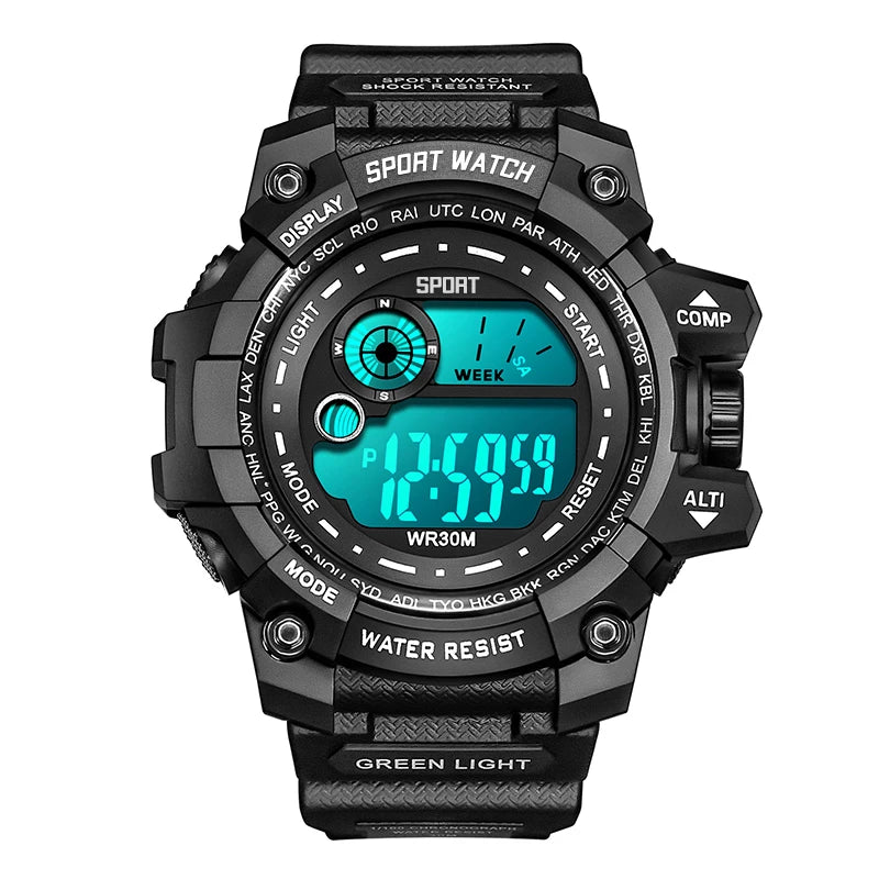 Neue Herren-LED-Digitaluhren Leuchtende Mode-Sport-Wasserdichte Uhren Für Mann Datum Armee Militäruhr Relogio Masculino