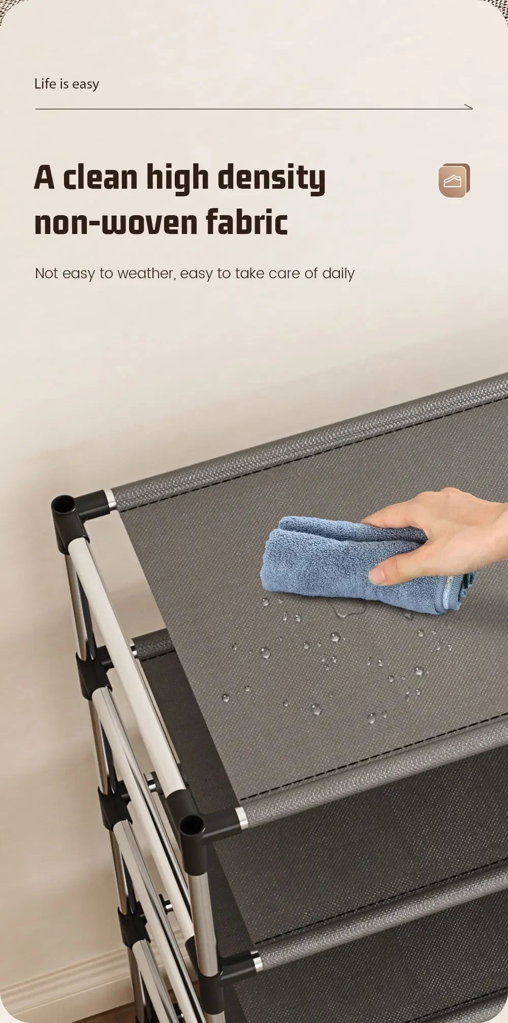 Stylisches Schuhregal Metall Einfaches Schuhregal Schuh-Organizer Ständer Halter Platzsparendes schwarzes Schuhregal für Wohnzimmer