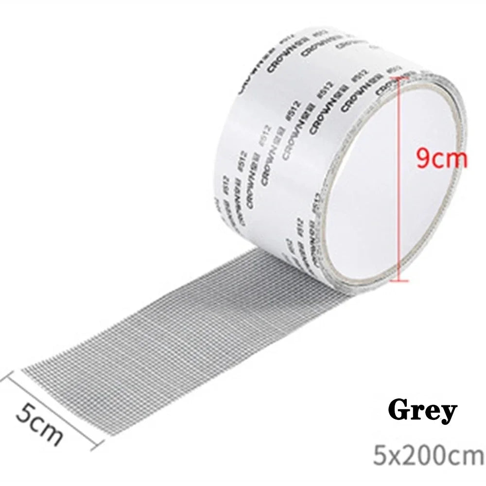 Strong Window Screen Repair Tape Waterproof Anti Mosquito Door Mesh Patch Tape Broken Holes Repair Essential Accessories Tool