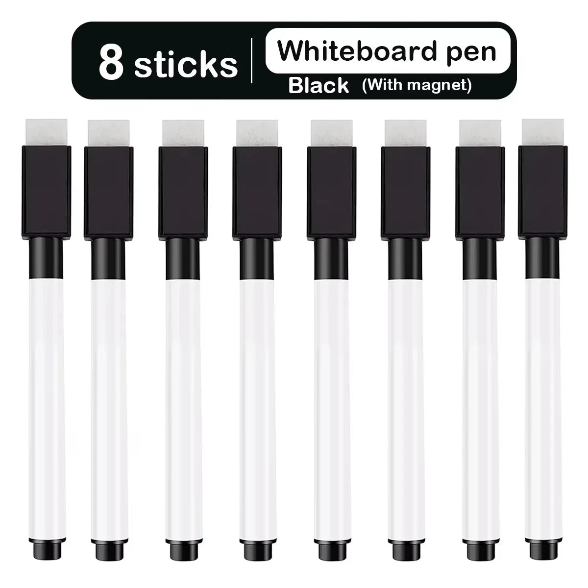 Magnetic Erasable Whiteboard Pen Color Options Blackboard Note Numbering Stationery Office Teaching Supplies for Classroom Use