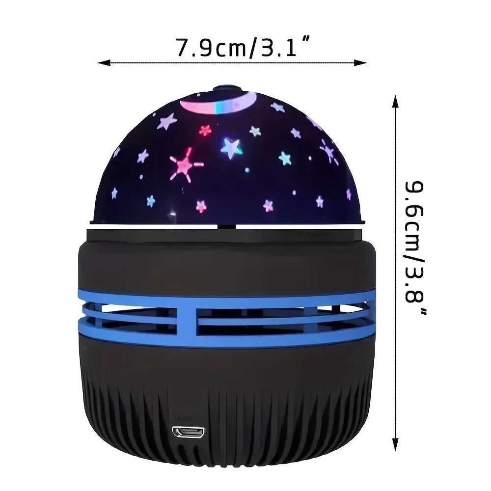 Galaxy Projector RGB Star Projector USB Powered Remote Control Night Light Lamp for Birthday Gifts Holiday Party Room Decoration