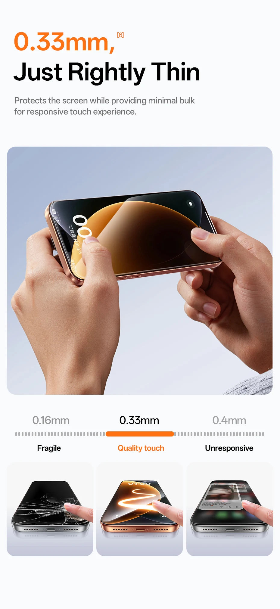 Baseus Tempered Glass for iPhone 17 16 15 14 13 12 Pro Max Screen Protector HD With Cleaning Kit Anti Peeping Dust-proof Glass - Shoppiline