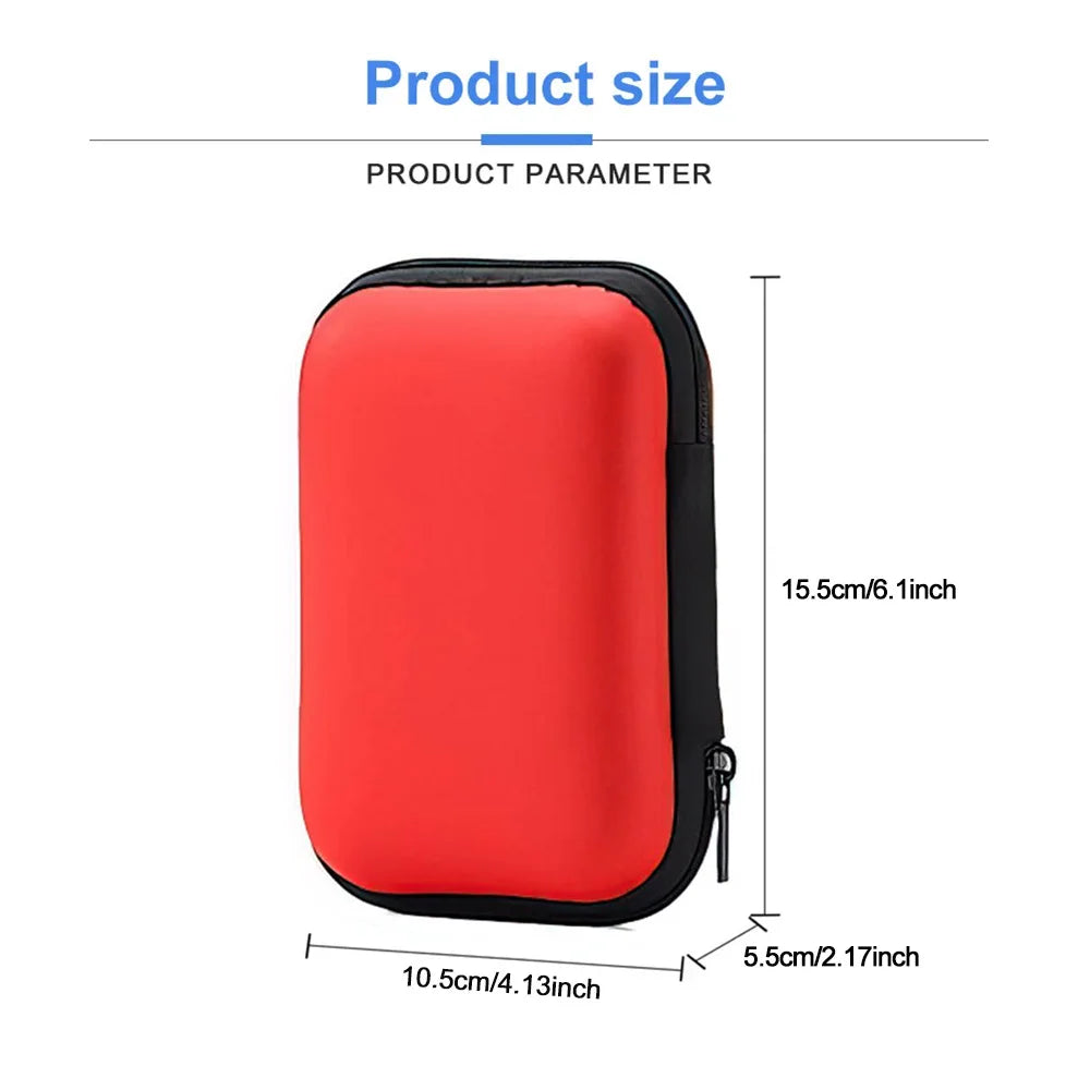 Carrying Case For R36S/GB300/FC/RG35XX Handheld Game Console Storage Pouch Bag Travel Retro Mini Game Player Protective Box