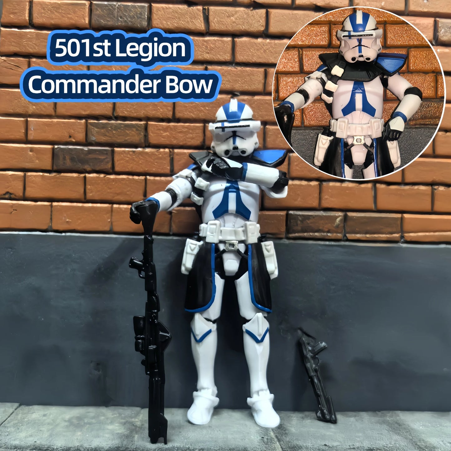 Star Wars 3.75 Inch Trooper 1/18 501st Legion Action Figure Hardcase REX Anakin Dogma Tup Toys Model Loose - Shoppiline