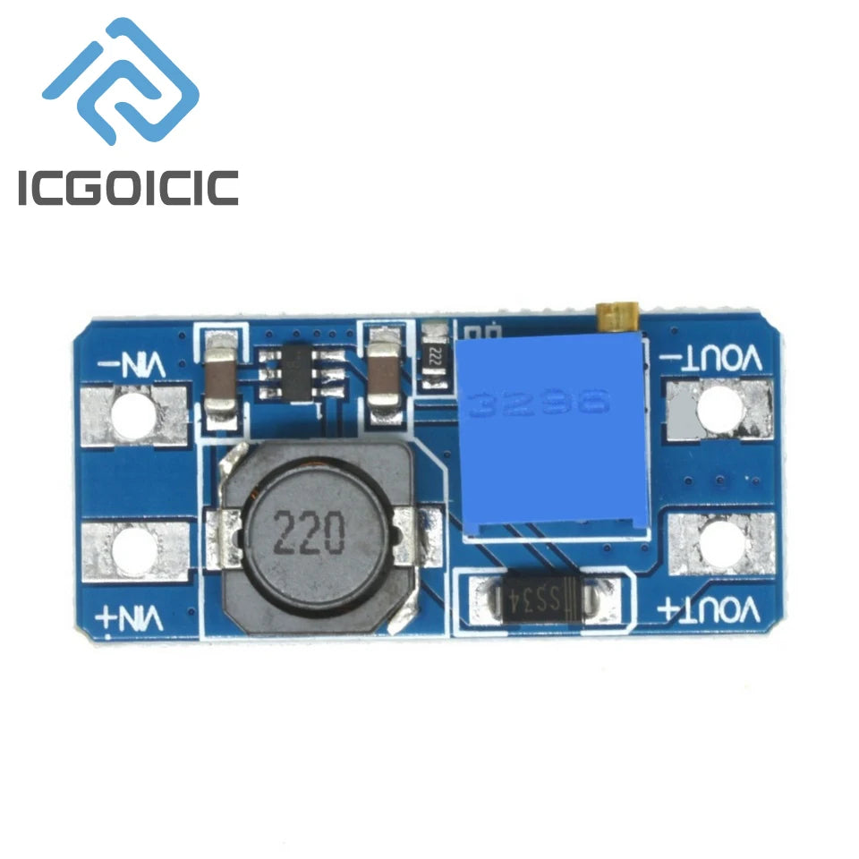 Module élévateur réglable 5/10 pièces MT3608 DC-DC TYPE-C Micro 2 A Module convertisseur élévateur de puissance DC DC 2V-24V vers 5V 9V 12V 28V