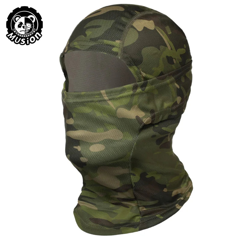 Musion Motorrad Sturmhaube Sonnenschutz Vollgesichtsmaske Atmungsaktives Mesh Airsoft Maske Sturmhaube Fahrrad Radfahren Kopfbedeckung Unde