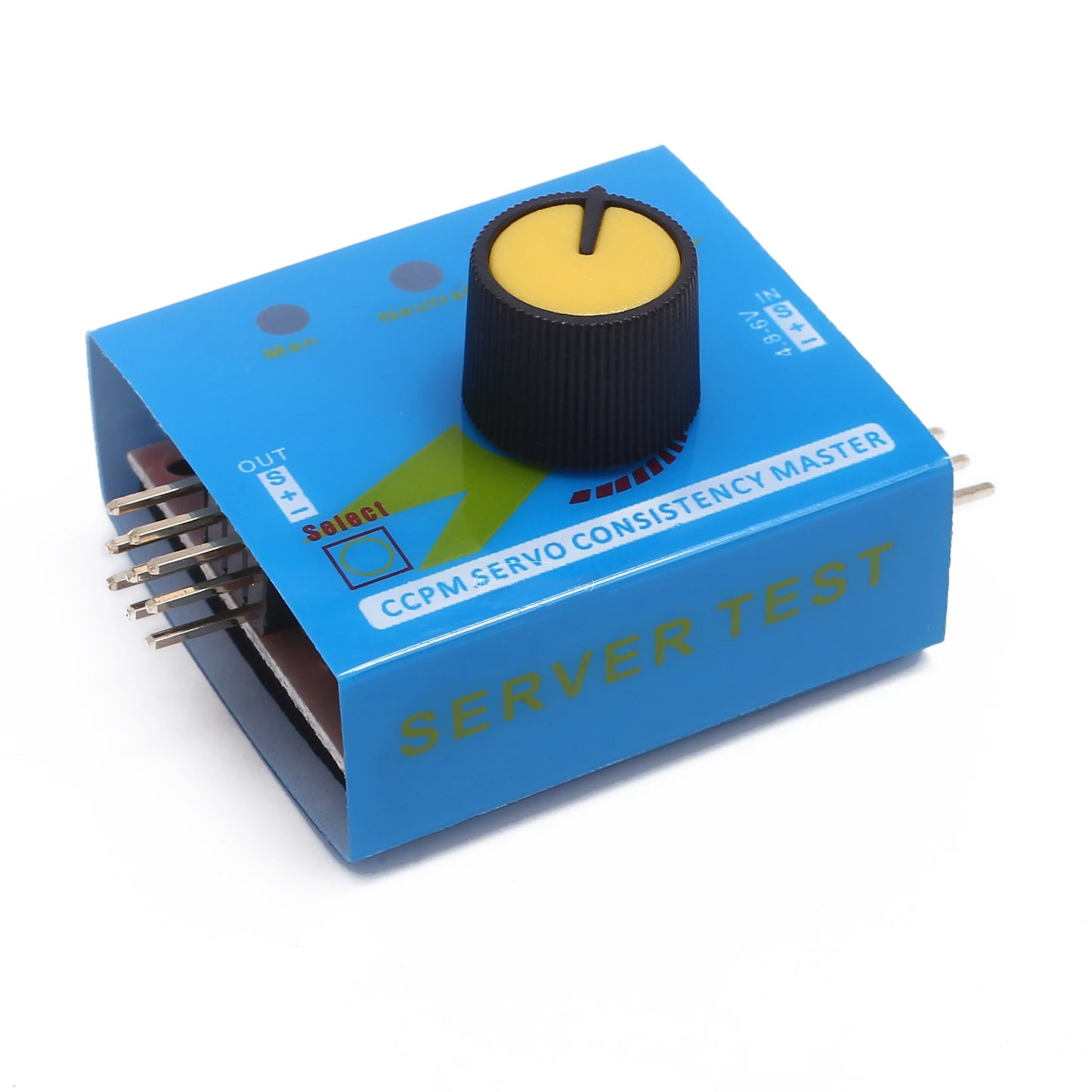 Testeur de Servo Test d'engrenage CCPM Vérificateur de cohérence Master 3CH 4.8-6V avec Voyant Lumineux