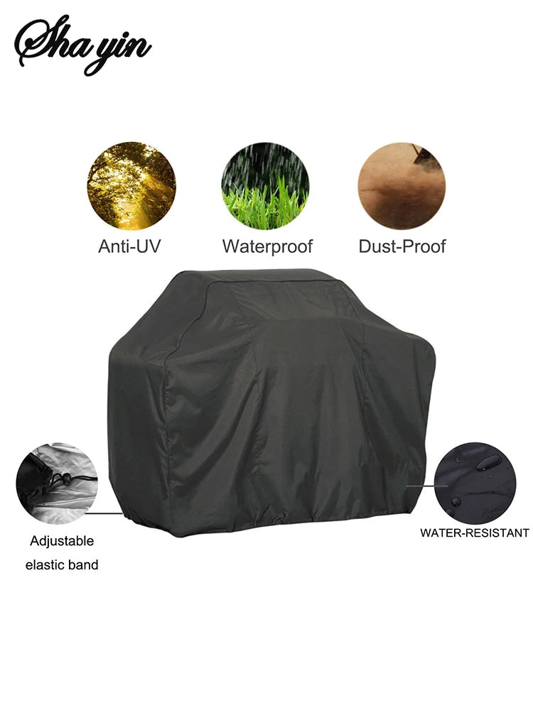 Bbq Barbecue Grill Cover Waterproof Cover Multi-Functional Dust And Waterproof Protective Cover For Barbecue Grills