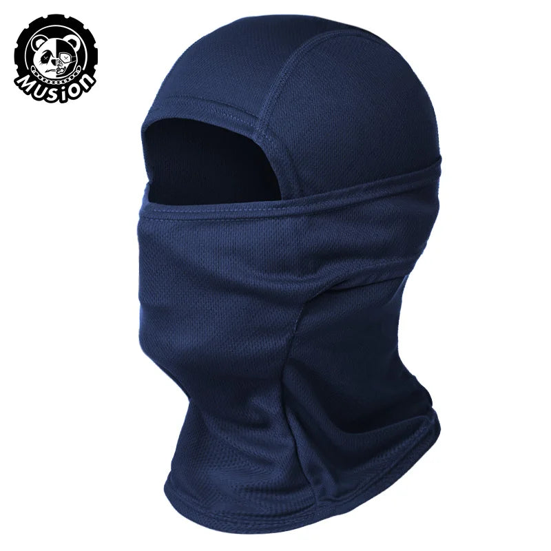 Musion Motorrad Sturmhaube Sonnenschutz Vollgesichtsmaske Atmungsaktives Mesh Airsoft Maske Sturmhaube Fahrrad Radfahren Kopfbedeckung Unde