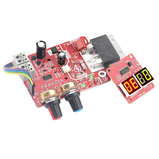 AC9-12V DIY NY-D01 Control Board 40A/100A Spot Welding Machine Control Board Welder Panel Adjust Time Current Digital Display - Shoppiline