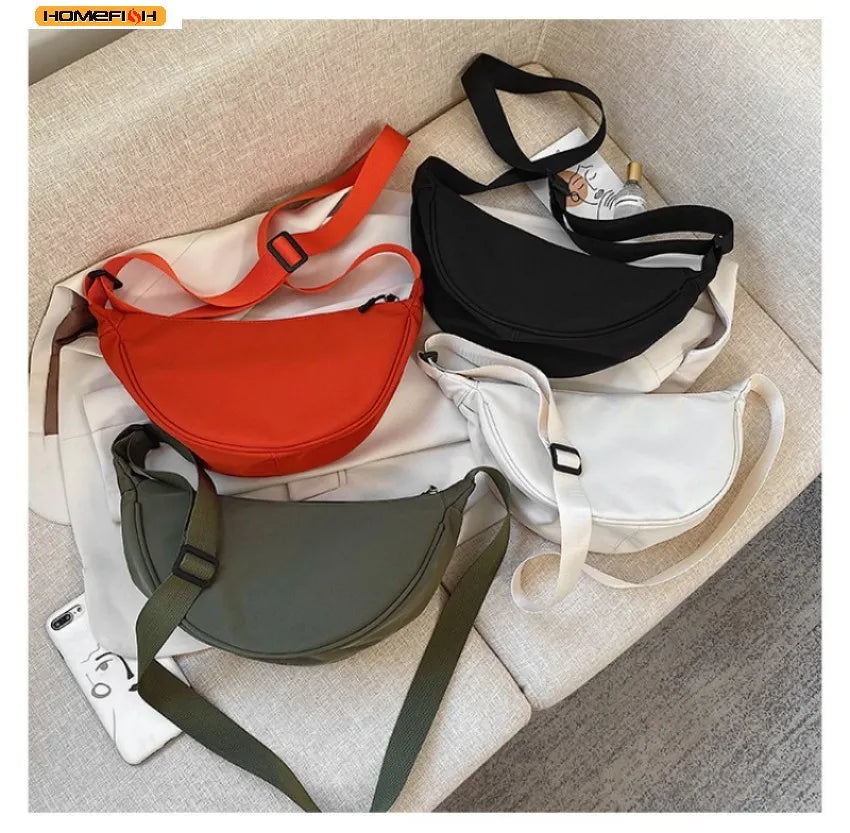 Homefish Convenient casual nylon women's crossbody bag shoulder bag capacity handbag women's travel shopping bag women's wallet