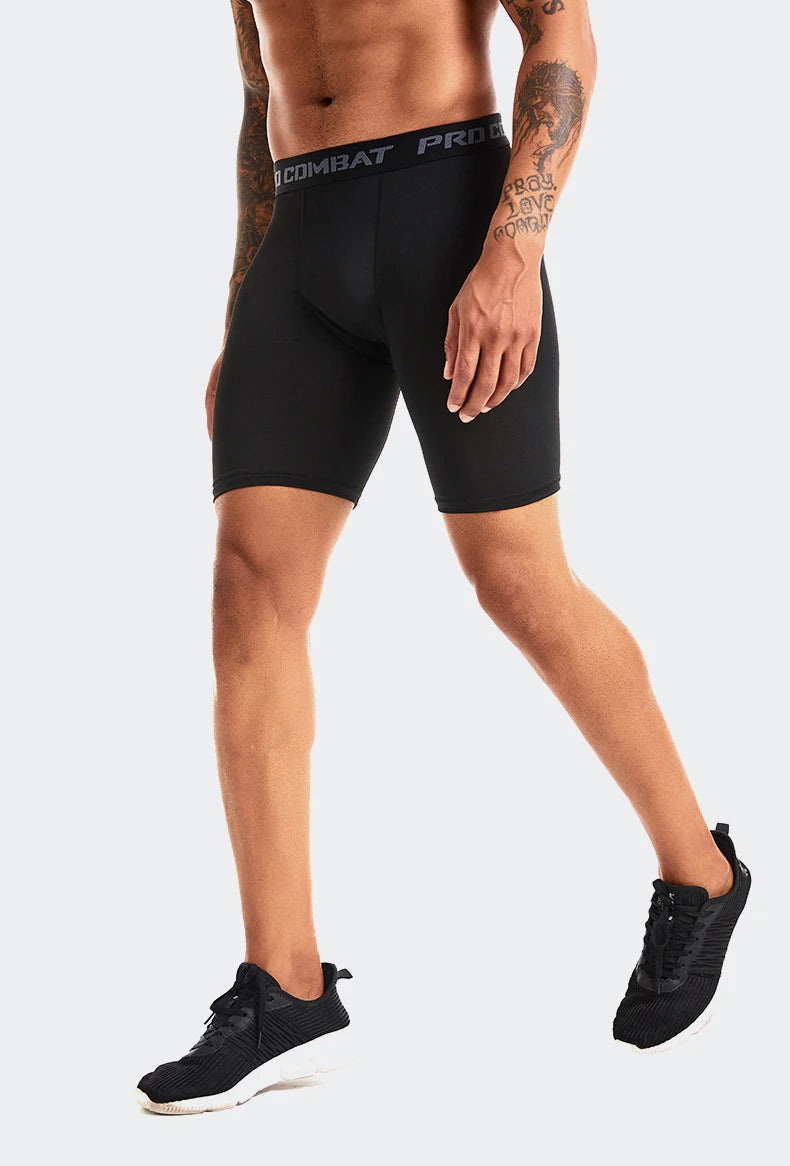 Legging Sport Homme, Short de base, Séchage Rapide, Fitness, Course à Pied, Athlétisme, Entraînement de Basketball, Compression