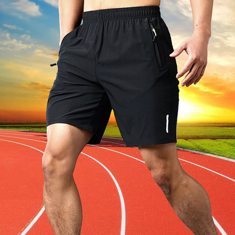 Men's Shorts Summer Football Soccer Sports Short Pants Breathable Drawstring Quick Dry Running Sports Shorts Men Jogging Bottom